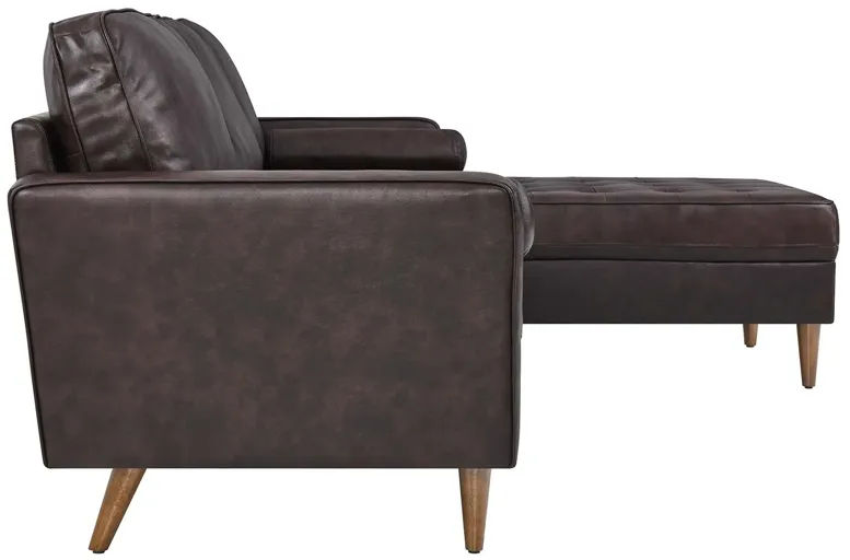 Valour 98" Leather Sectional