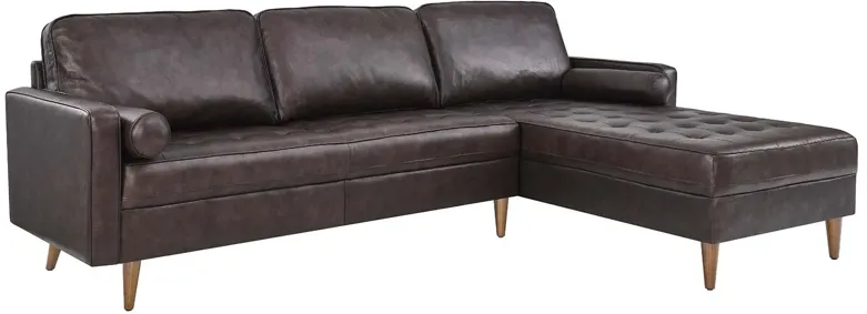 Valour 98" Leather Sectional