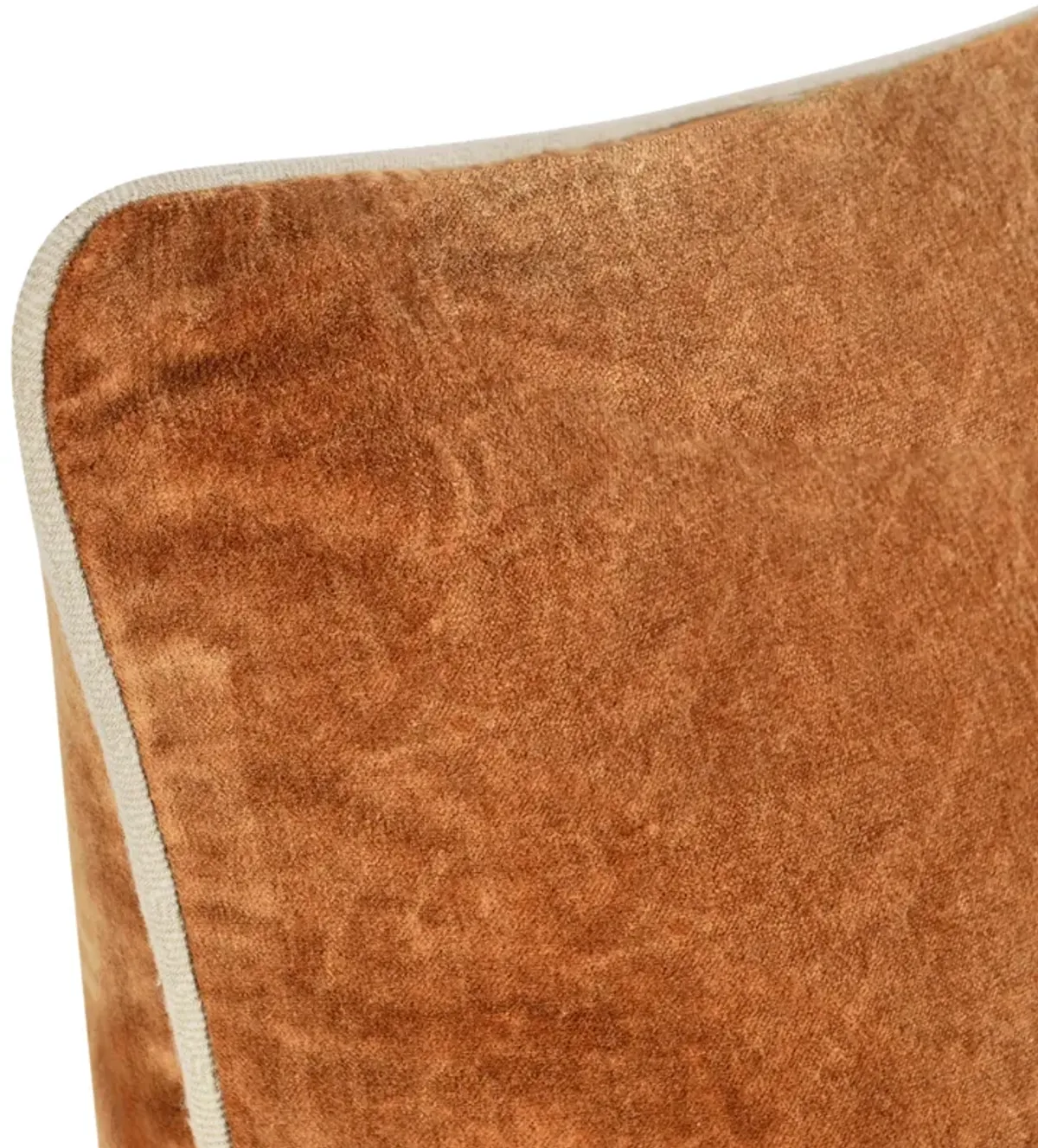 Harriet 18" Velvet Throw Pillow, Hazel Brown