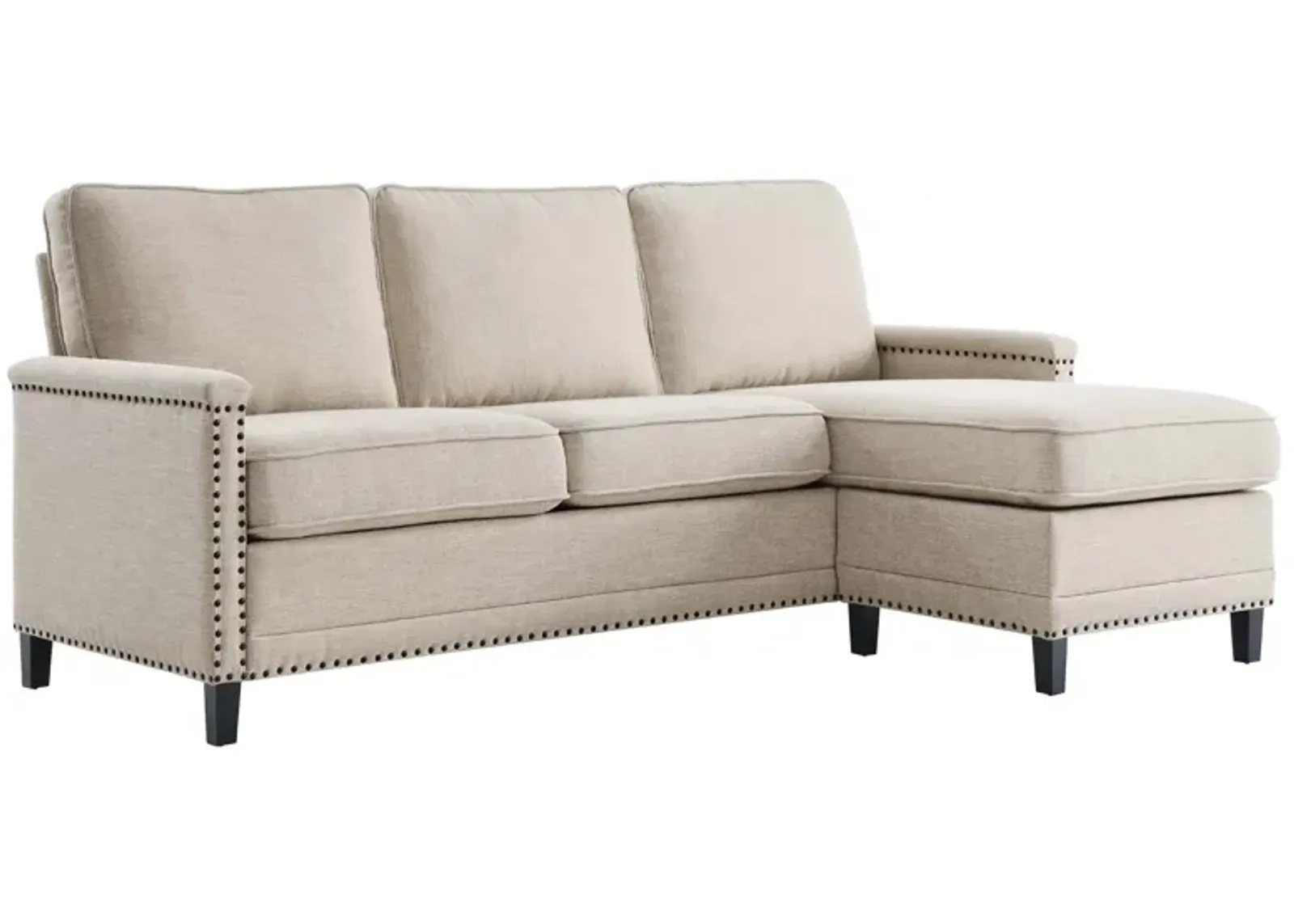 Ashton Upholstered Fabric Sectional Sofa