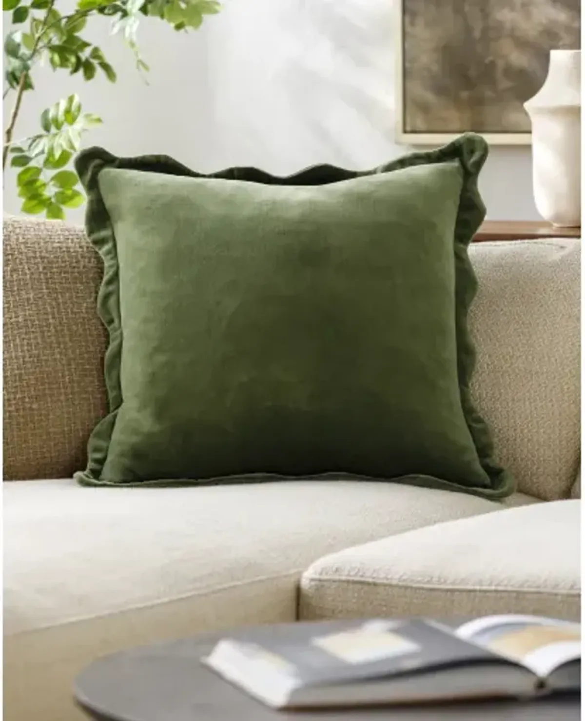 Effervescent EFC-005 18"L x 18"W Accent Pillow