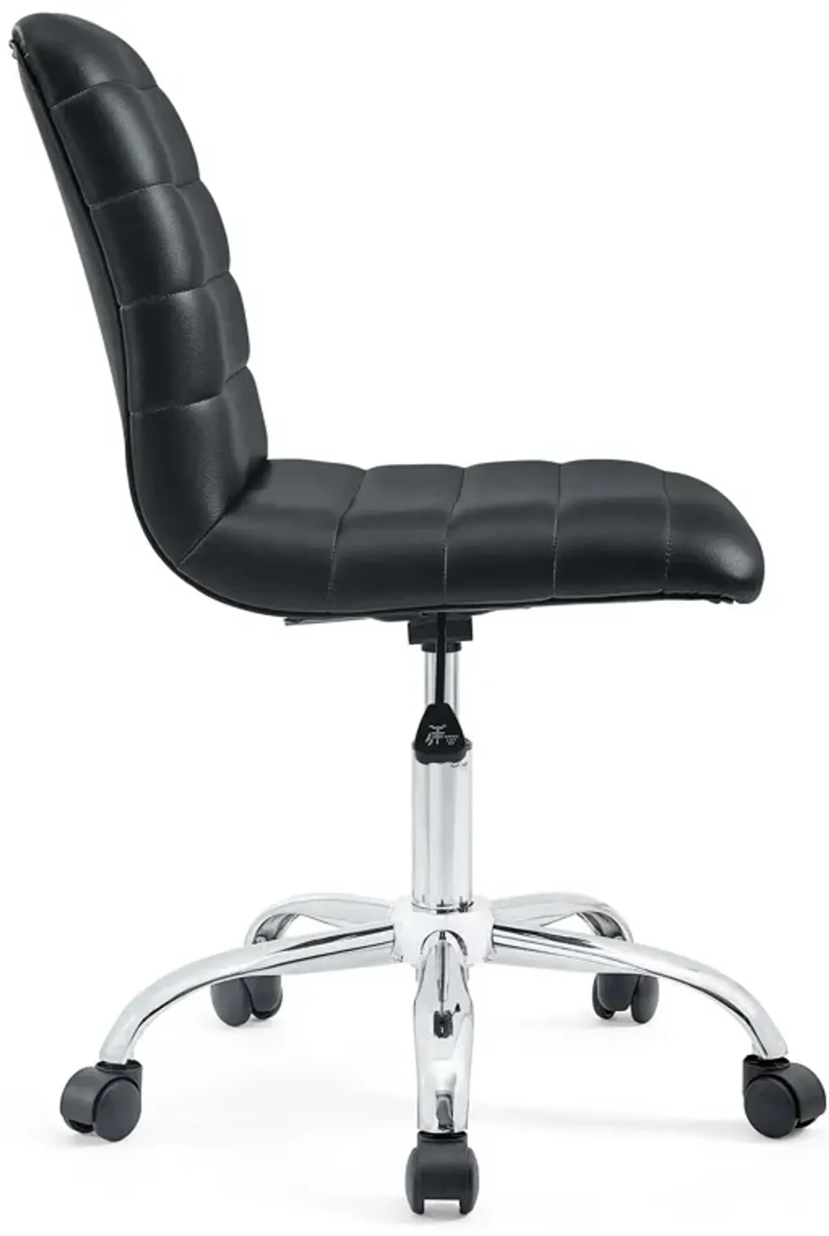 Ripple Armless Mid-Back Vinyl Office Chair