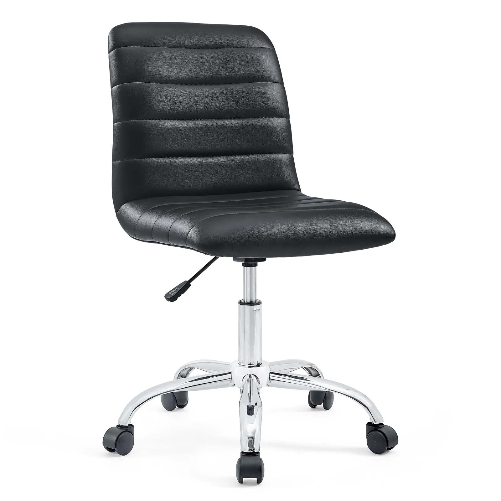 Ripple Armless Mid-Back Vinyl Office Chair