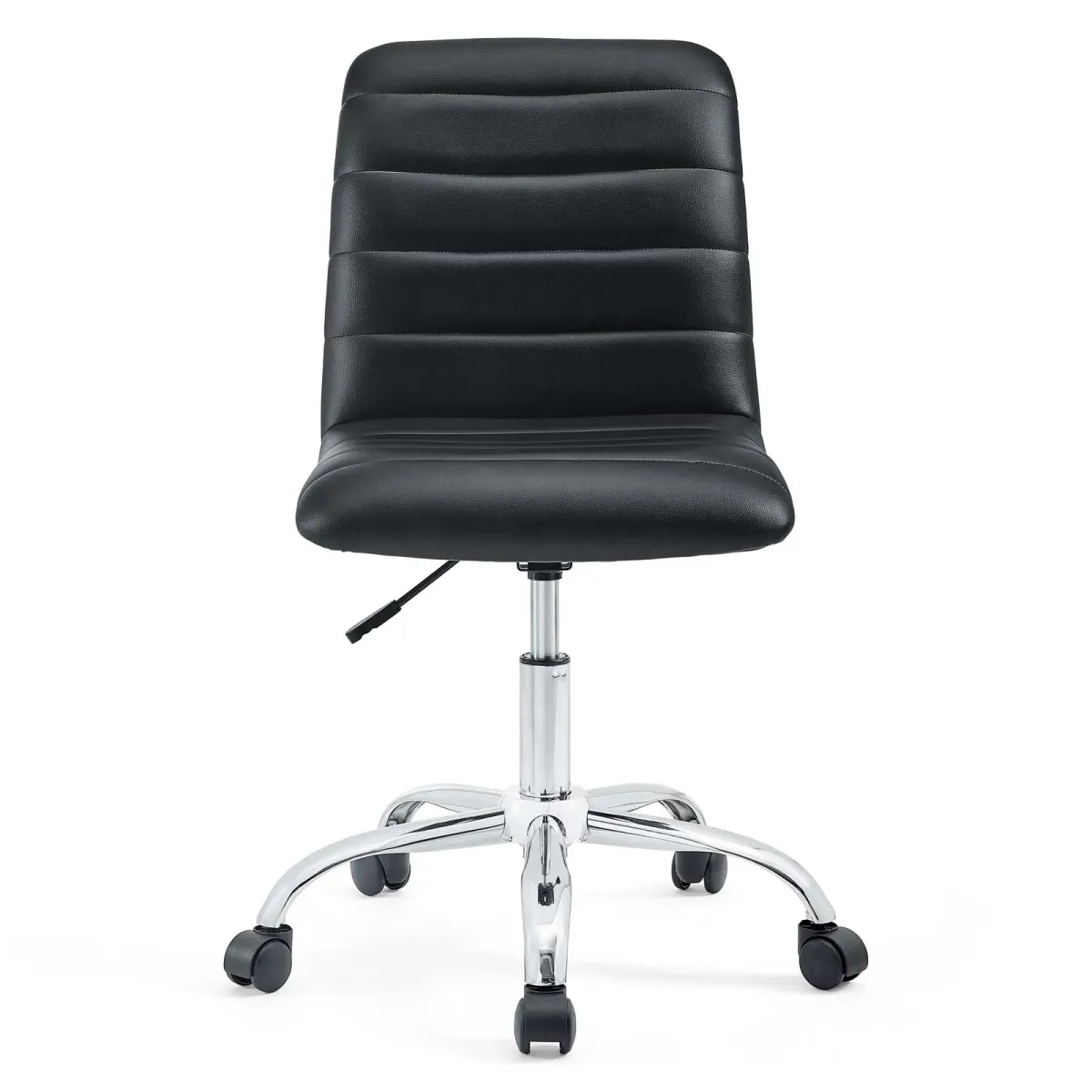 Ripple Armless Mid-Back Vinyl Office Chair