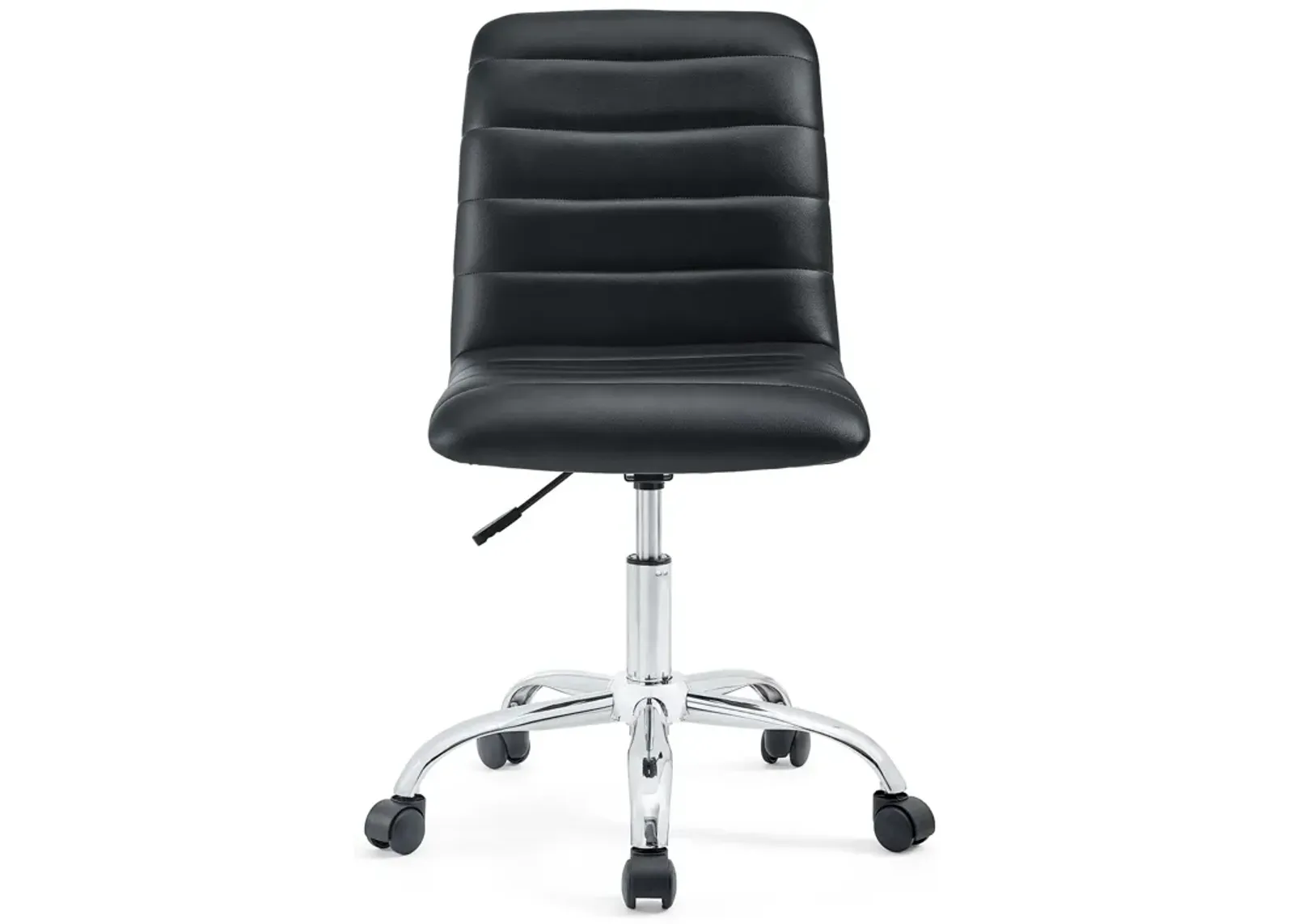 Ripple Armless Mid-Back Vinyl Office Chair