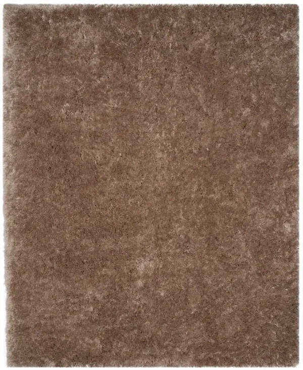 ARCTIC SHAG Brown 4' X 6' Small Rectangle Rug