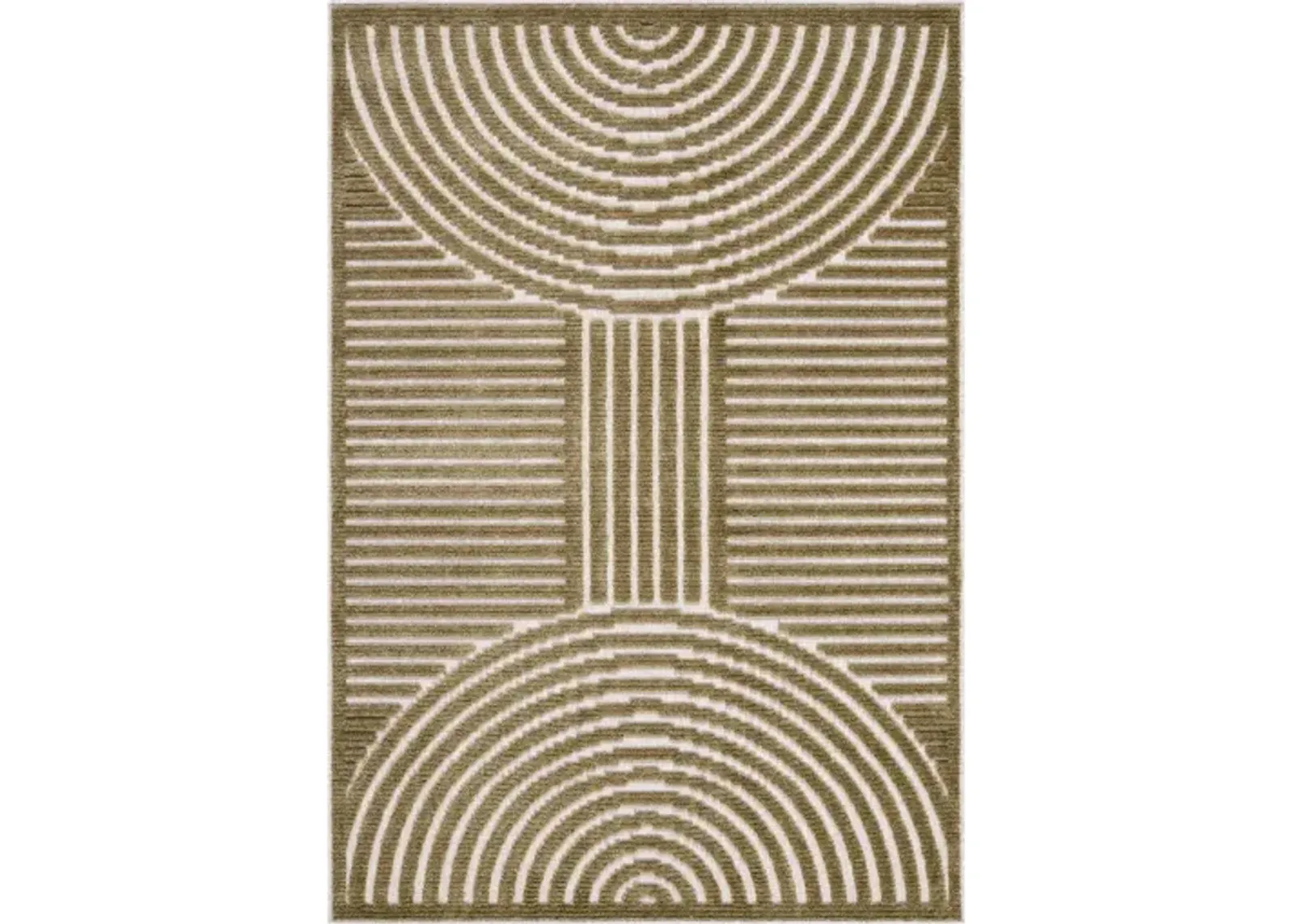 Lyna LYA-2328 7'10" x 10'1" Machine Woven Rug