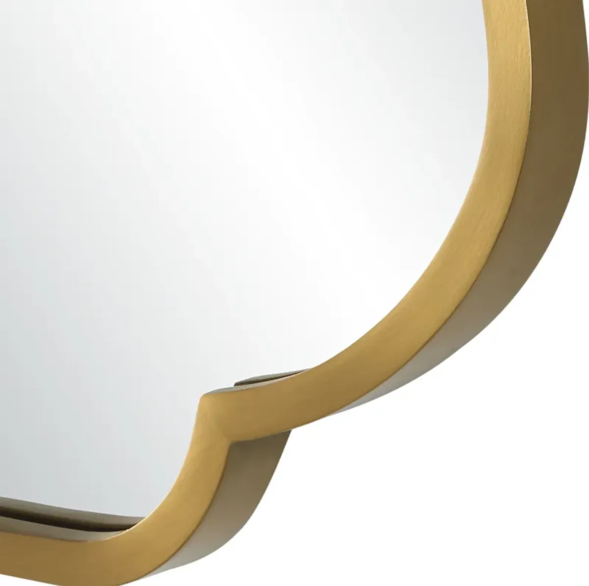 Athena Brushed Brass Mirror