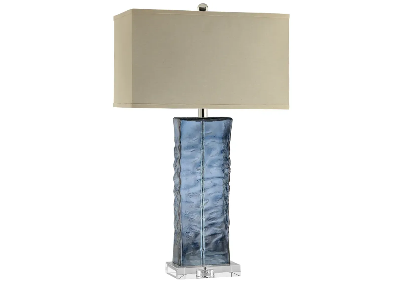 Arendell 30'' High 1-Light Table Lamp - Blue - Includes LED Bulb