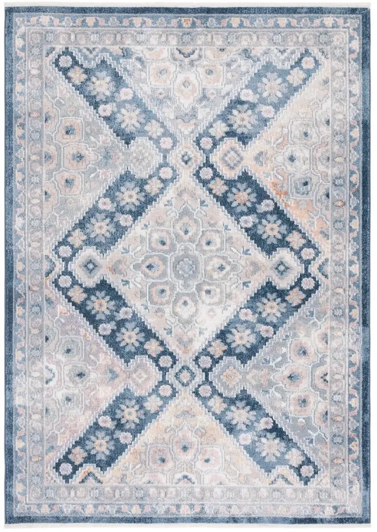 BLAIR WASHABLE 220 Blue 5'-3' X 7'-6' Medium Rectangle Rug