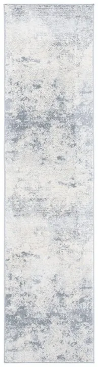 Brentwood 822 Grey / Ivory 2' X 8' Runner Powerloomed Rug