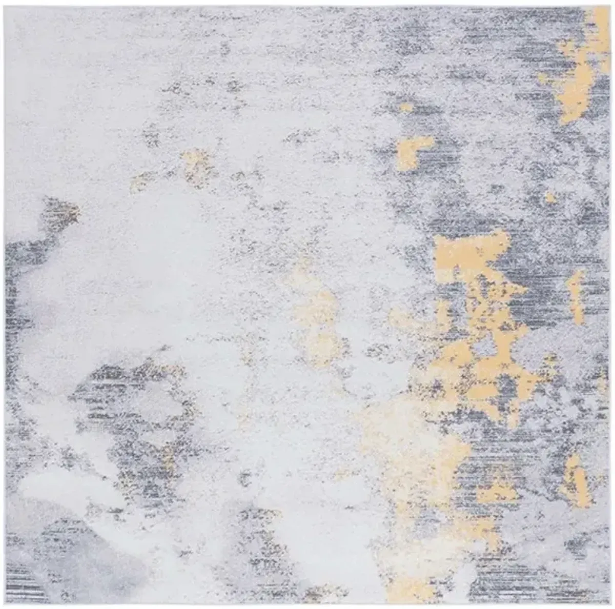 TACOMA 803 M/W S/R Grey  6' X 6' Square Square Rug