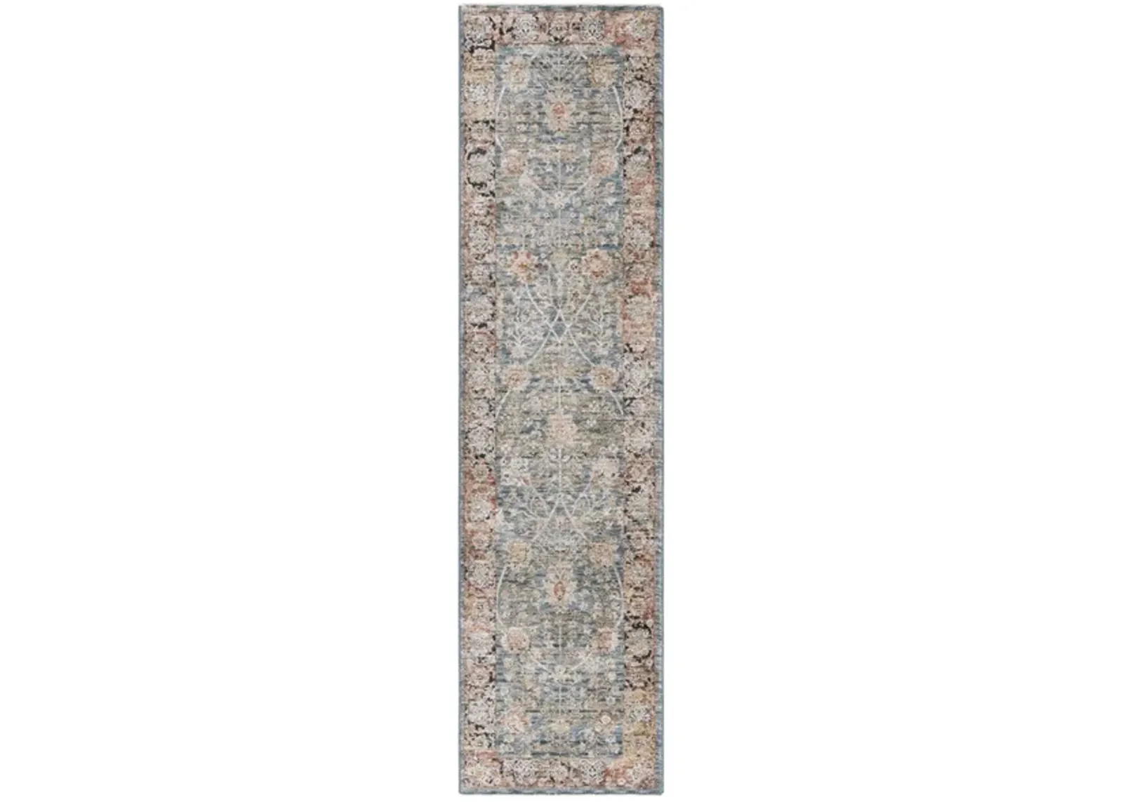 SILVERADO 112 Blue  2' X 8' Runner Rug