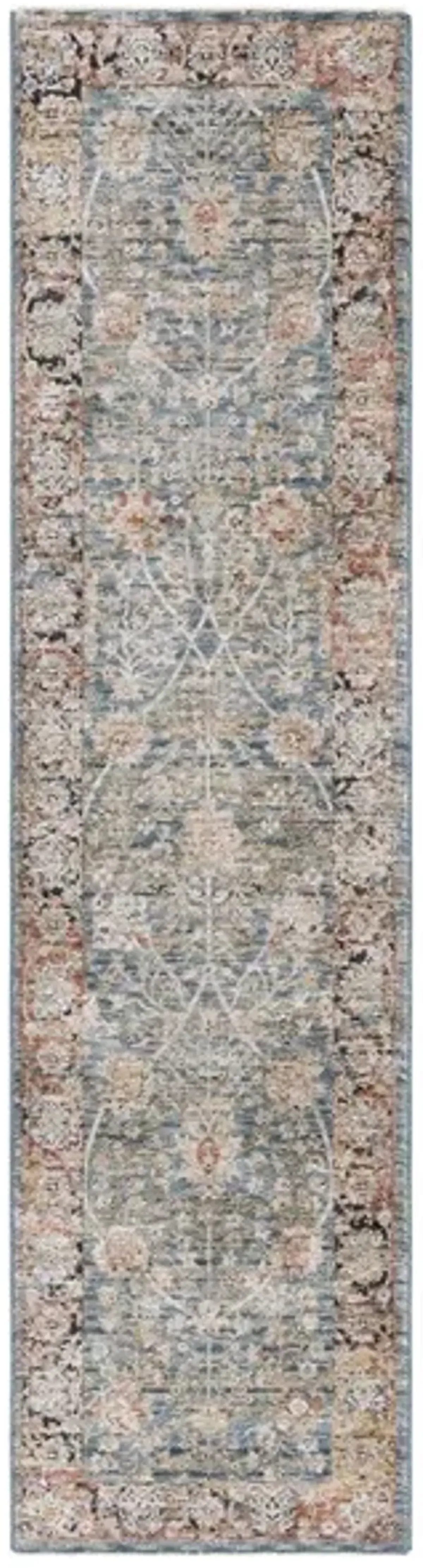 SILVERADO 112 Blue  2' X 8' Runner Rug