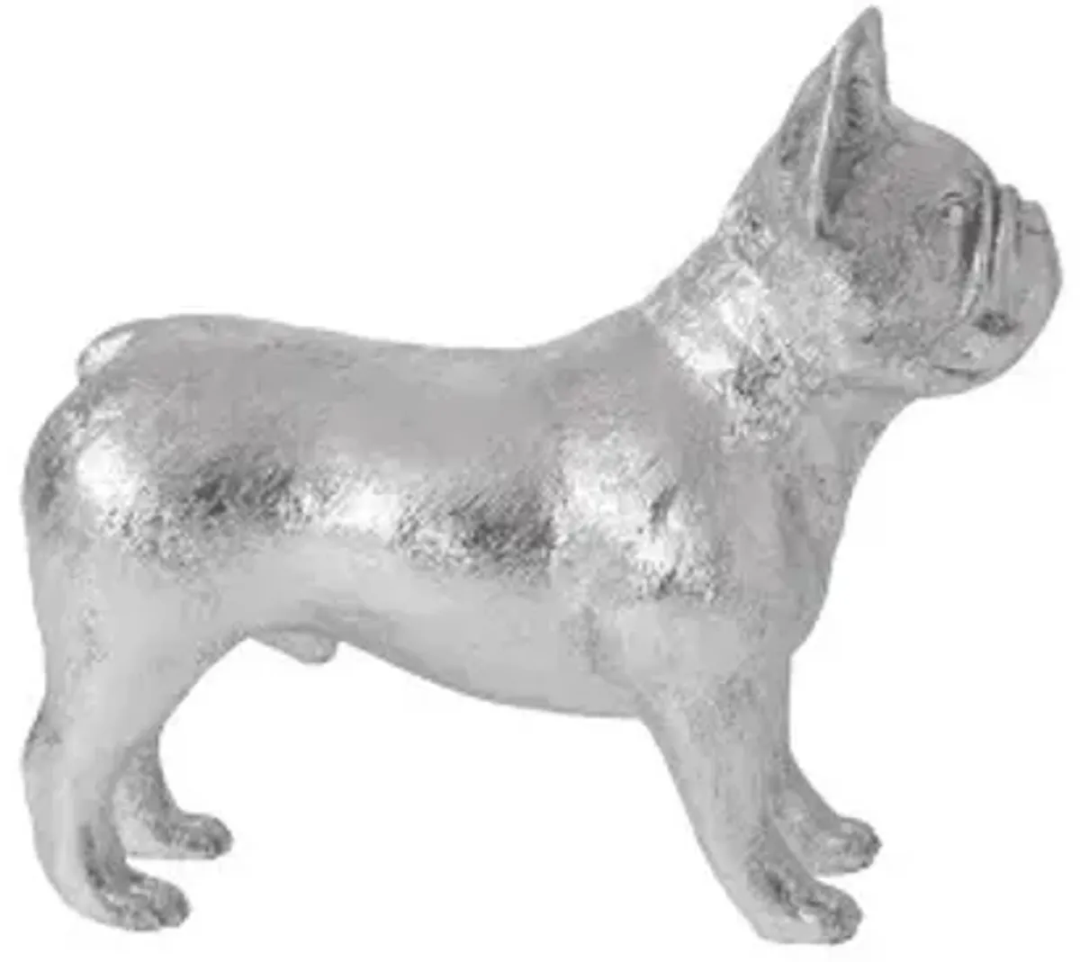 french bulldog, silver