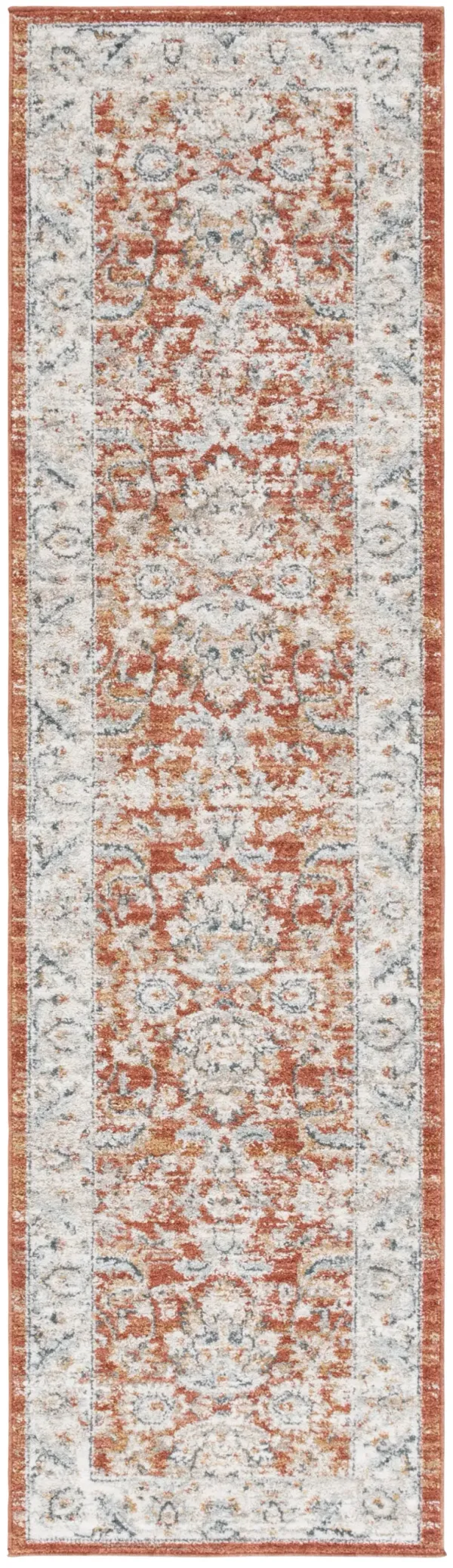 AVALON 220 RUST  2'-2' x 8' Runner Rug