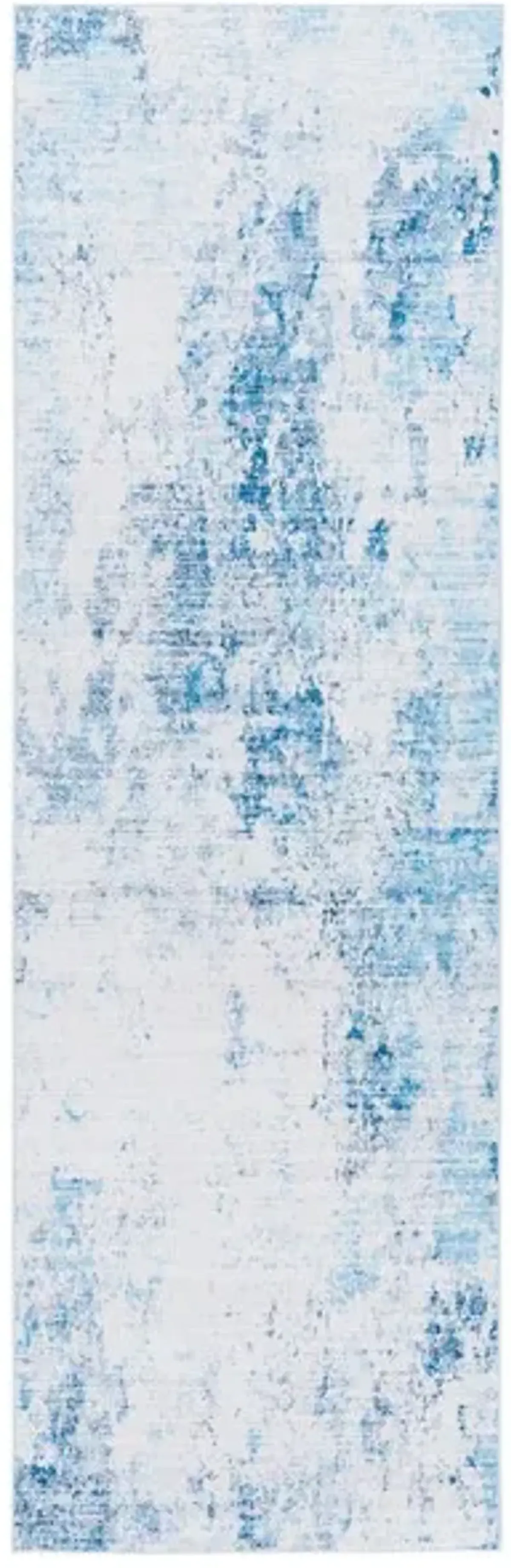 TACOMA 943 Blue  2'-6' X 8' Runner Rug