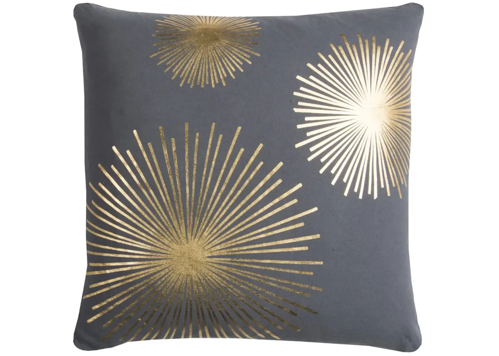 Rachel Kate Star Burst Gray  Pillow