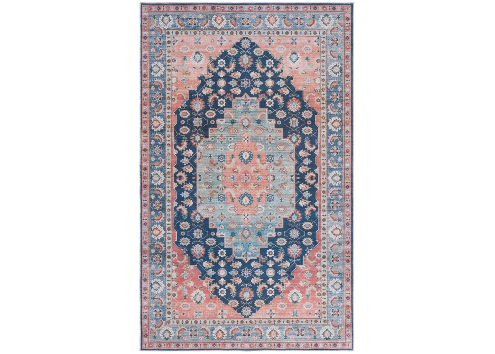 ARIZONA 235 BLUE  3' x 5' Small Rectangle Rug