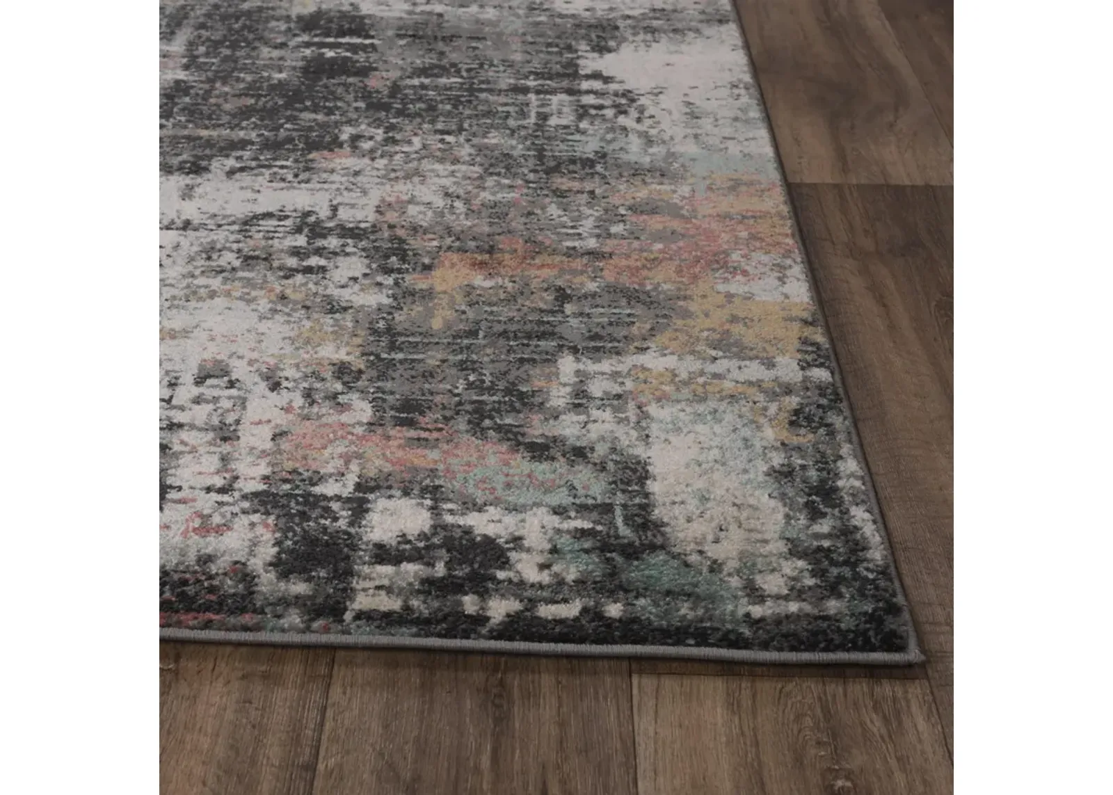 Odyssey Multi  Polypropylene 2'6"x7'6" Runner Rug