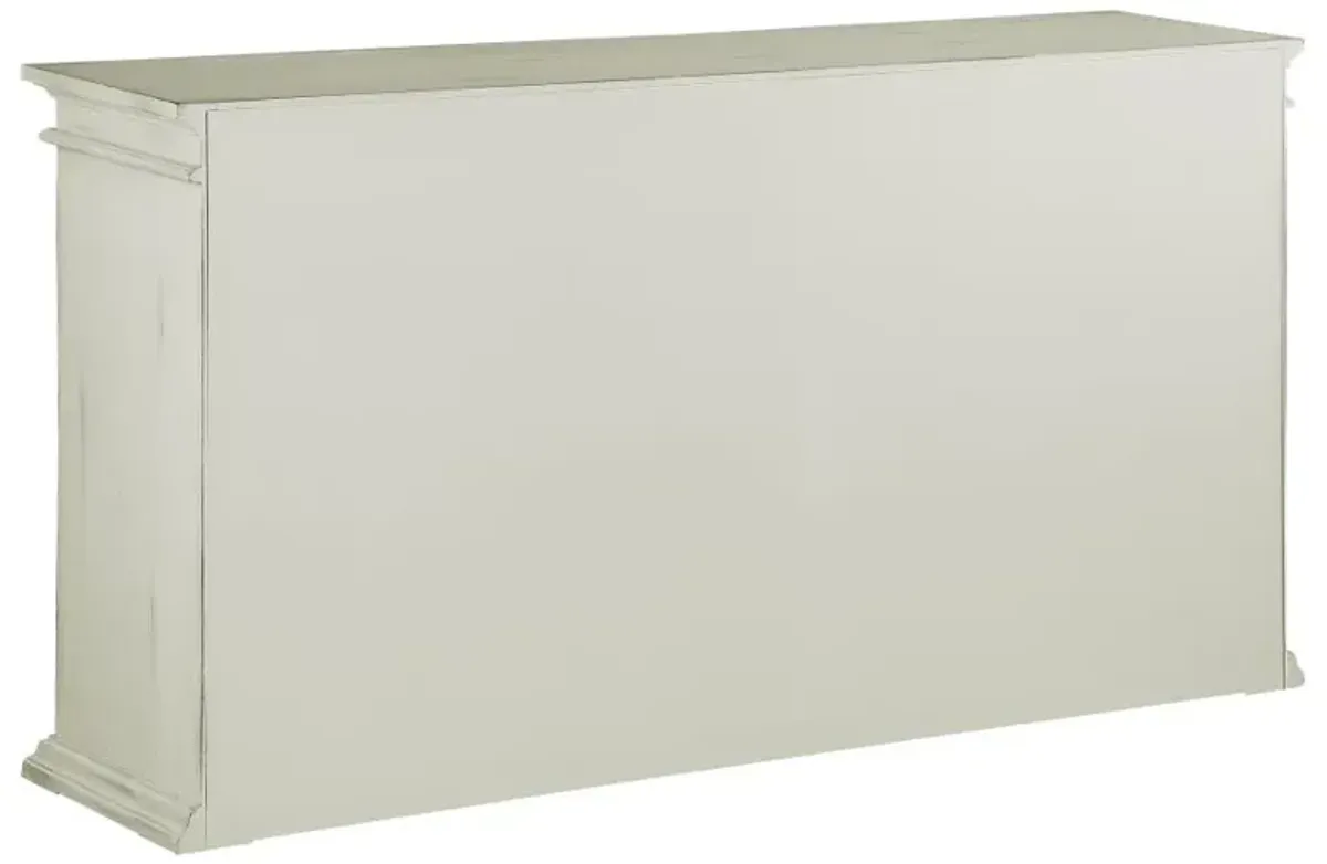 Kiara 4-door Accent Cabinet with Adjustable Shelves White