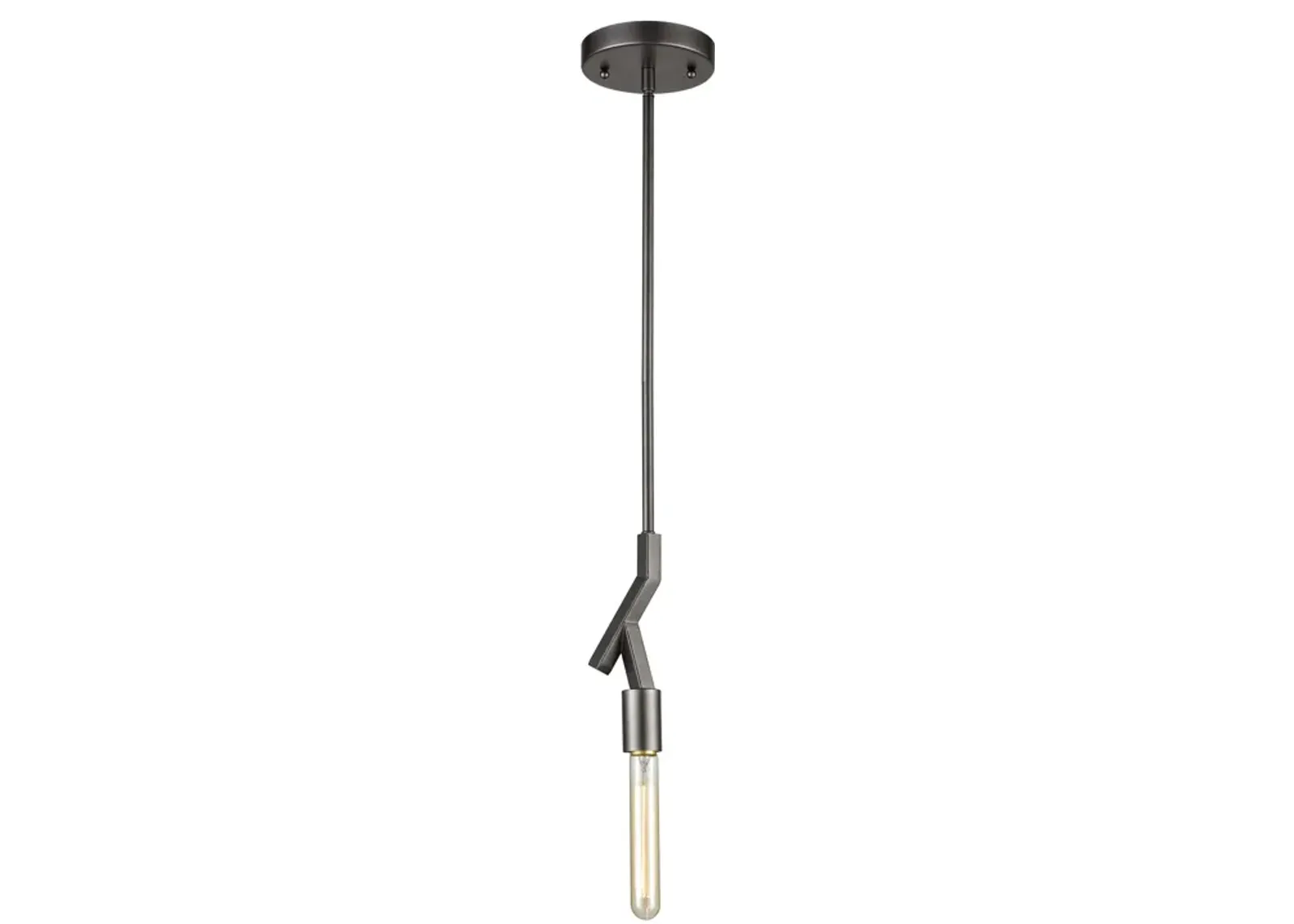 Freeform 6" Wide 1-Light Mini Pendant - Dark Graphite