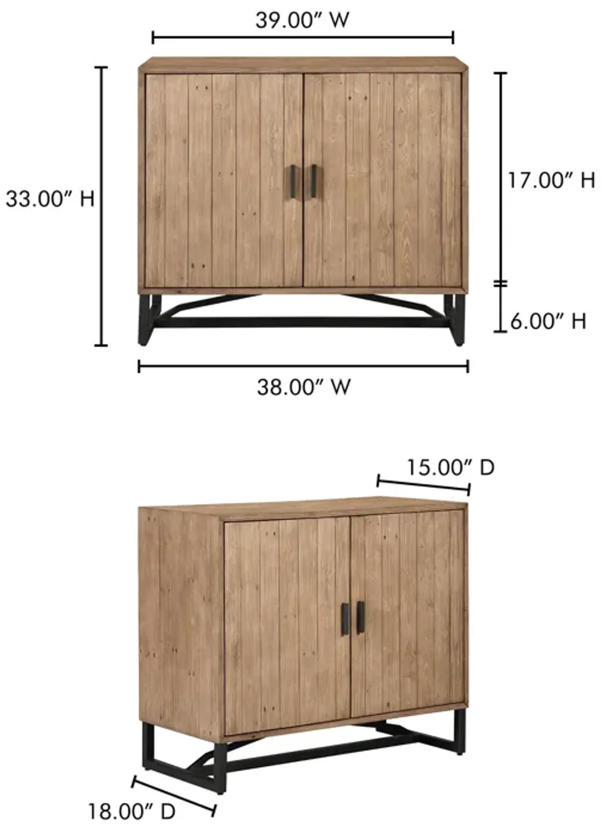 SIERRA 2 DOOR CABINET