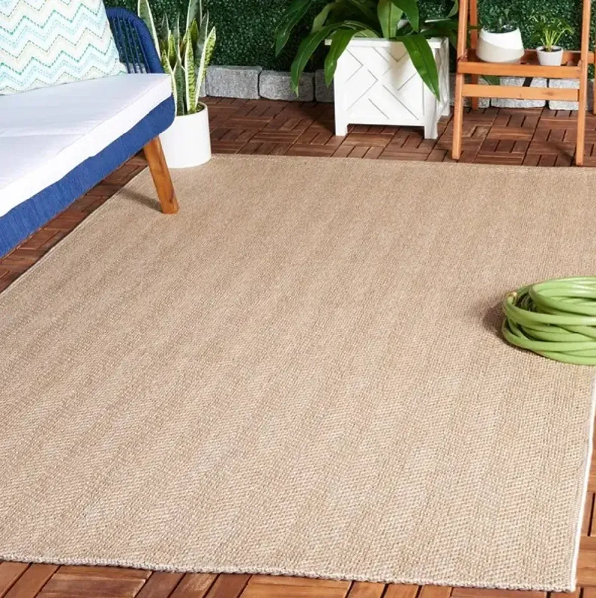 SISAL ALL-WEATHER 402 Beige 9' X 12' Large Rectangle Rug