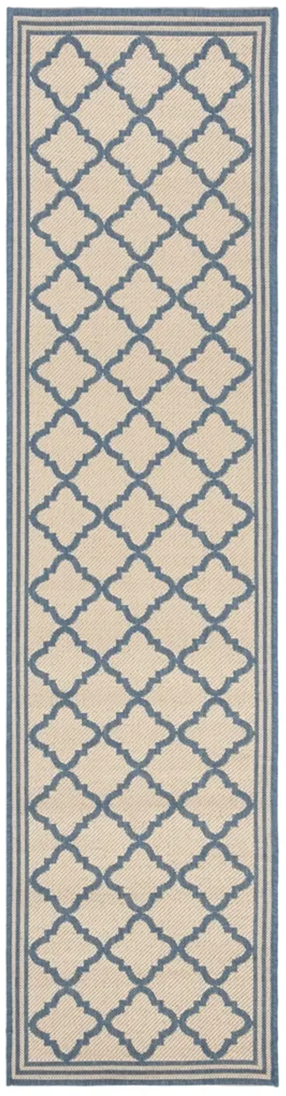 BEACH HOUSE 121 Blue 2'-2' X 12' Runner Rug