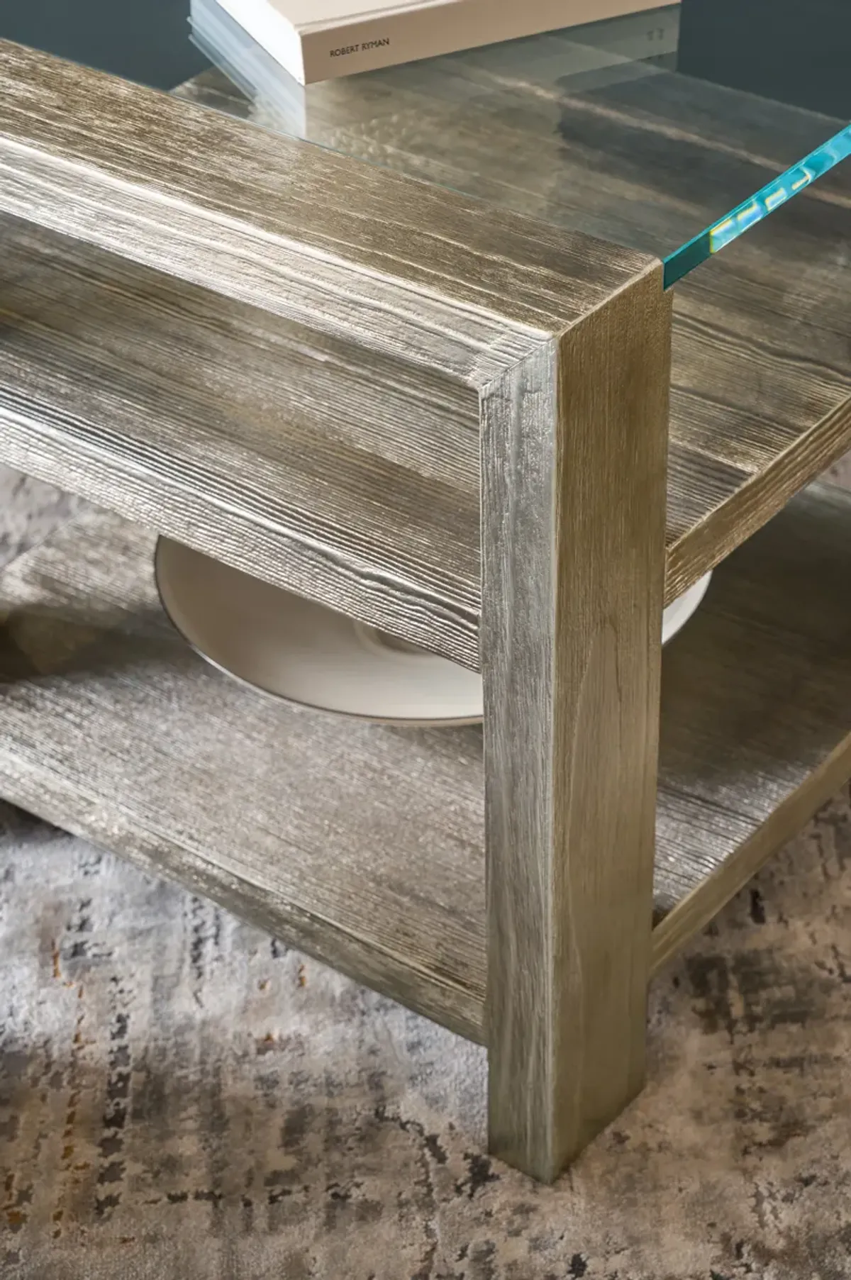 Melange Saber End Table