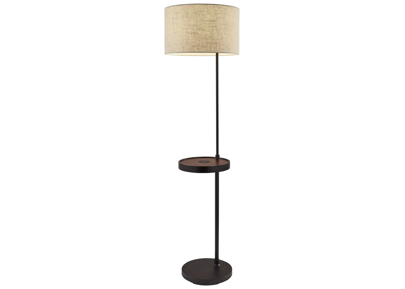 Oliver Wireless Charging Shelf Floor Lamp