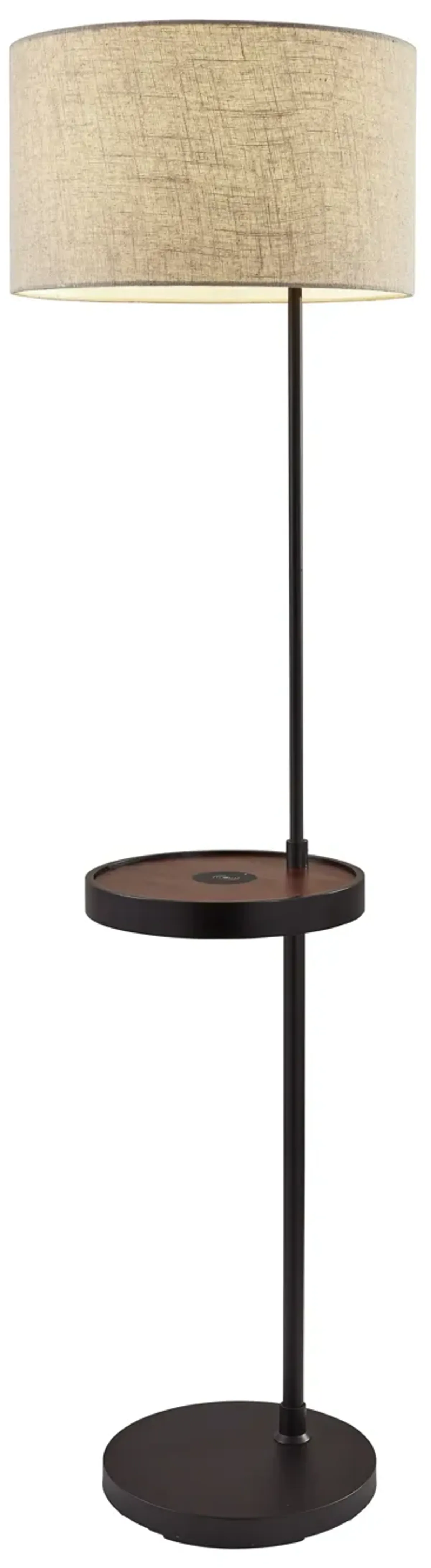 Oliver Wireless Charging Shelf Floor Lamp