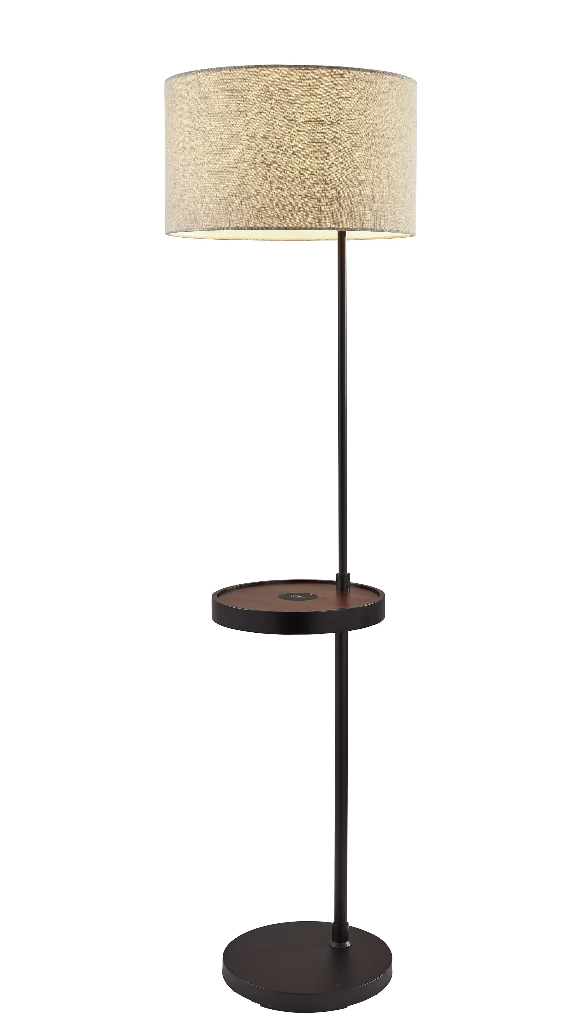 Oliver Wireless Charging Shelf Floor Lamp