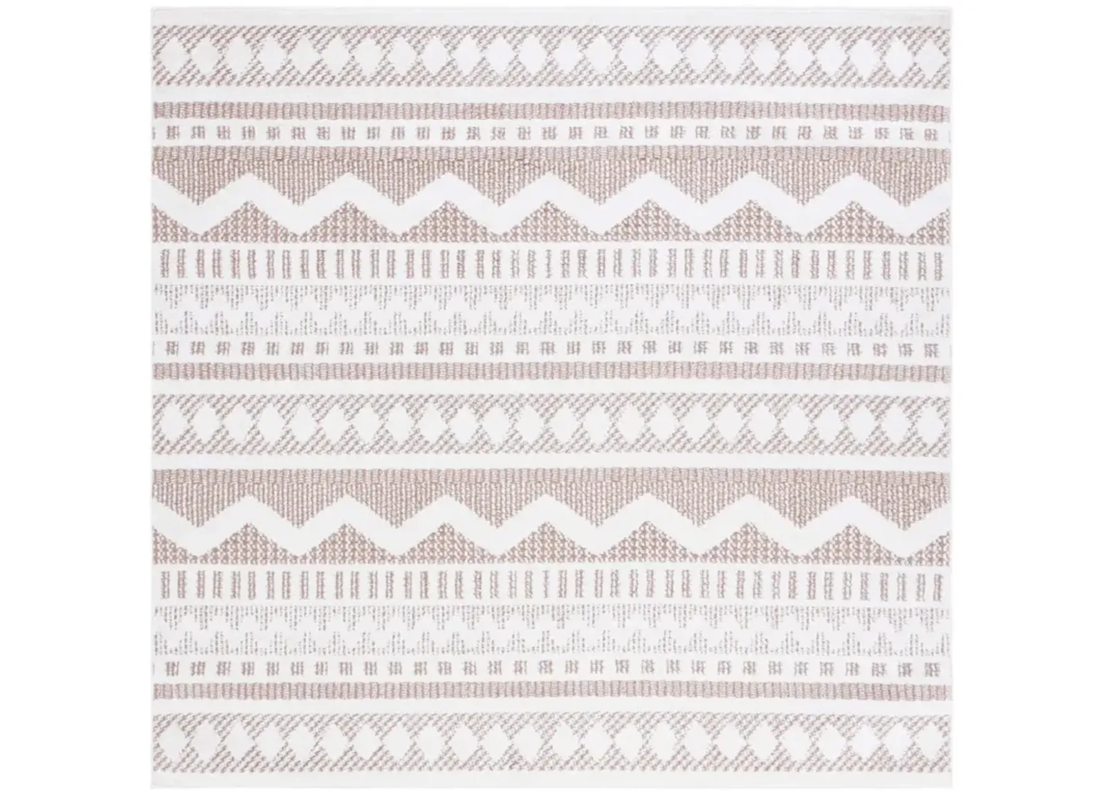 ALAMO 716 Beige 6'-7' X 6'-7' Square Square Rug