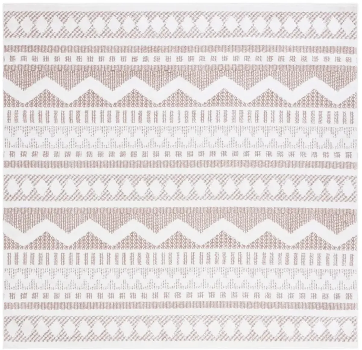 ALAMO 716 Beige 6'-7' X 6'-7' Square Square Rug