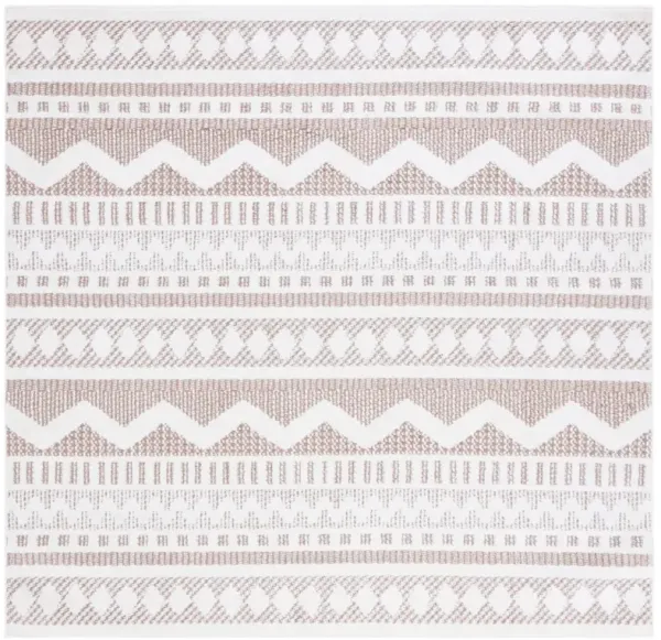 ALAMO 716 Beige 6'-7' X 6'-7' Square Square Rug