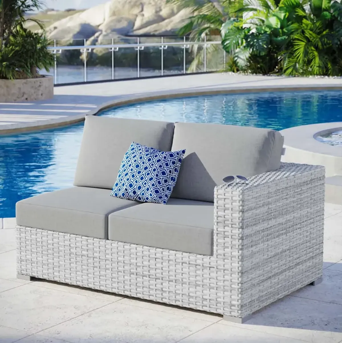 Convene Outdoor Patio Right-Arm Loveseat