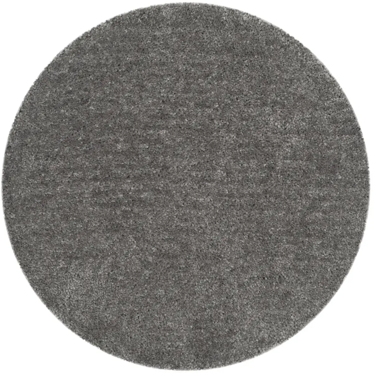 POPCORN SHAG Silver 8' X 8' Round Round Rug