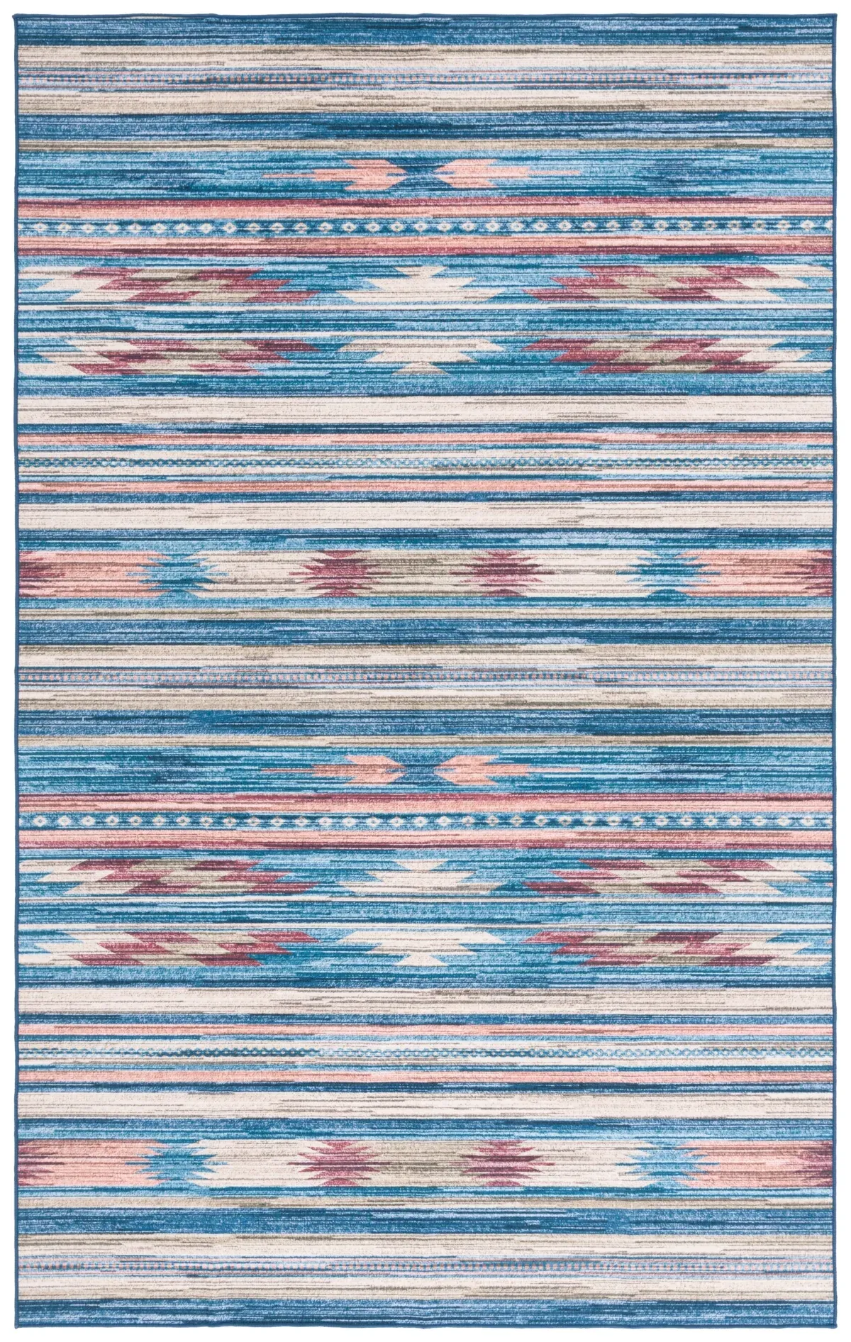 ARIZONA 930 BLUE  5' x 8' Medium Rectangle Rug