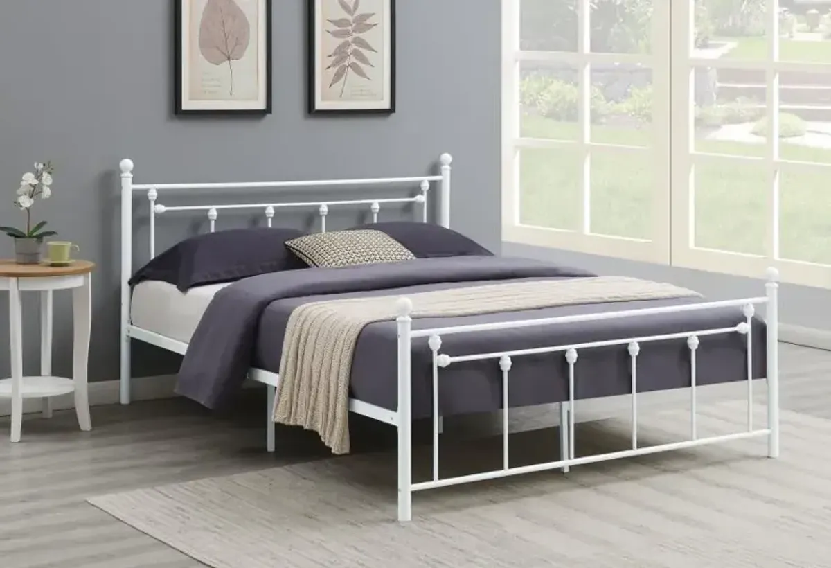 Kellan Metal Slatted Headboard Platform Bed