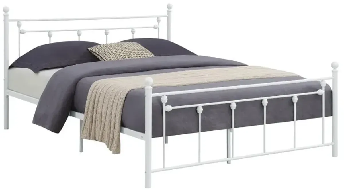 Kellan Metal Slatted Headboard Platform Bed