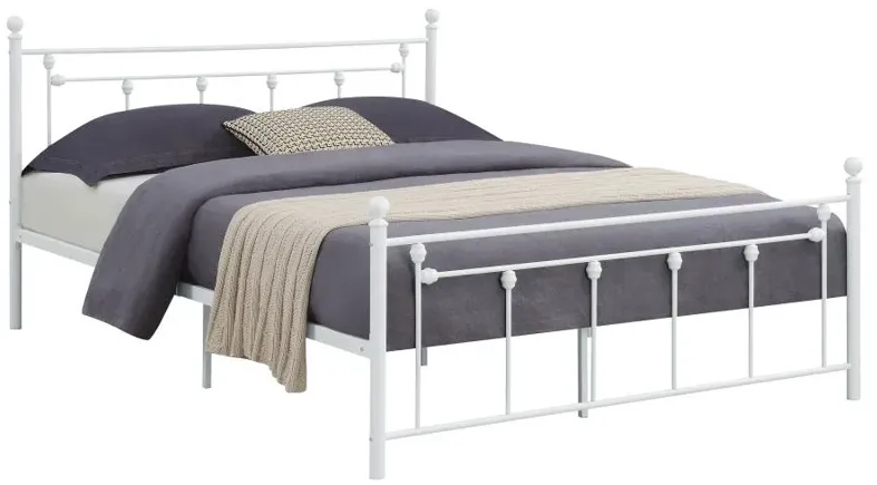 Kellan Metal Slatted Headboard Platform Bed