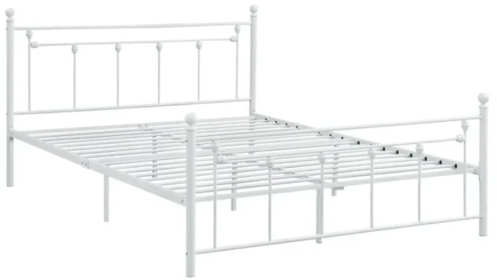 Kellan Metal Slatted Headboard Platform Bed