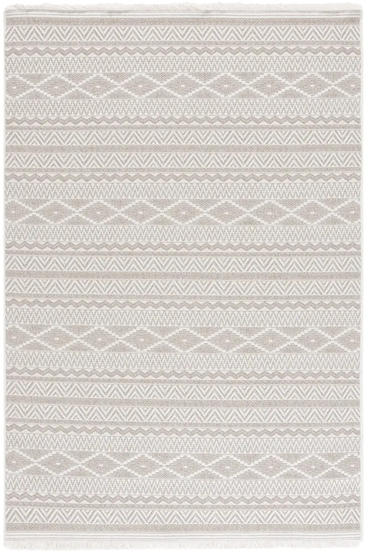 WICKER 152 IVORY  5'-3' x 7'-6' Medium Rectangle Rug