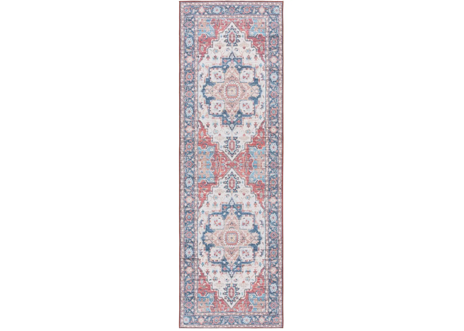 TUCSON 913 RUST  2'-6' x 6' Runner Rug