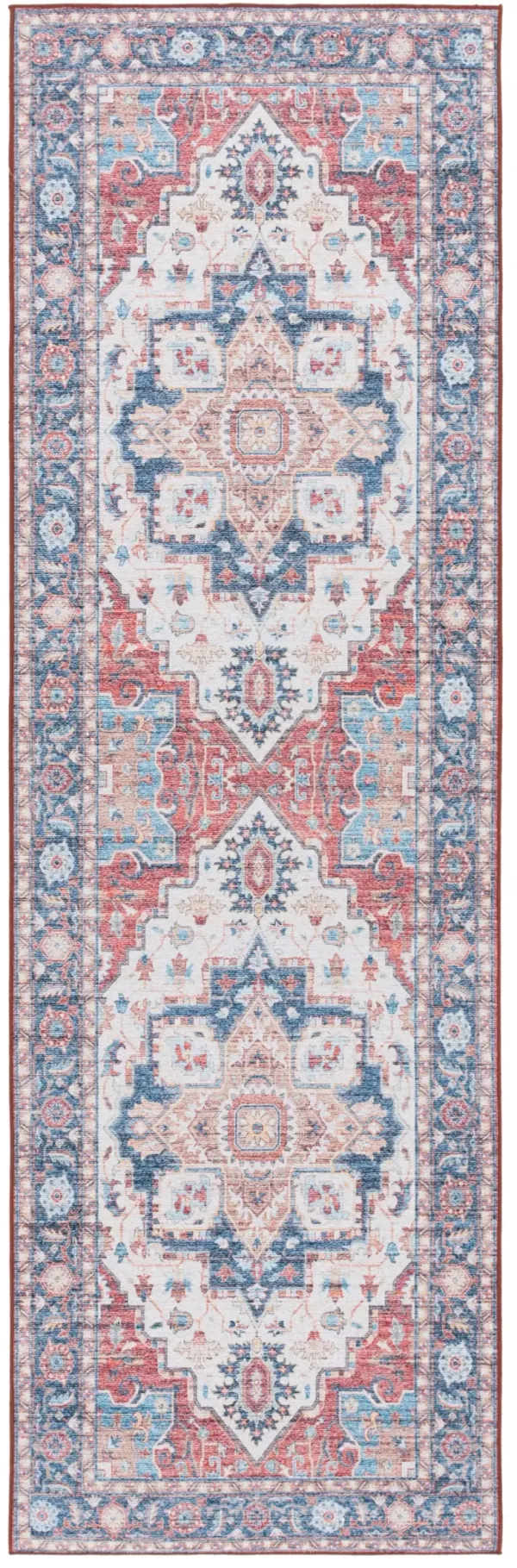 TUCSON 913 RUST  2'-6' x 6' Runner Rug