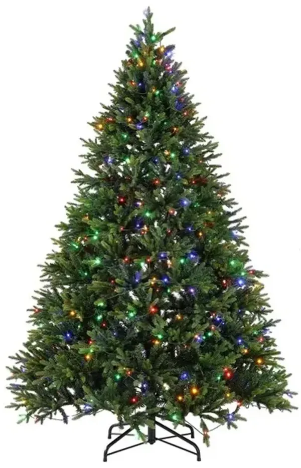 7.5 FT PRE-LIT ART. XMAS TREE