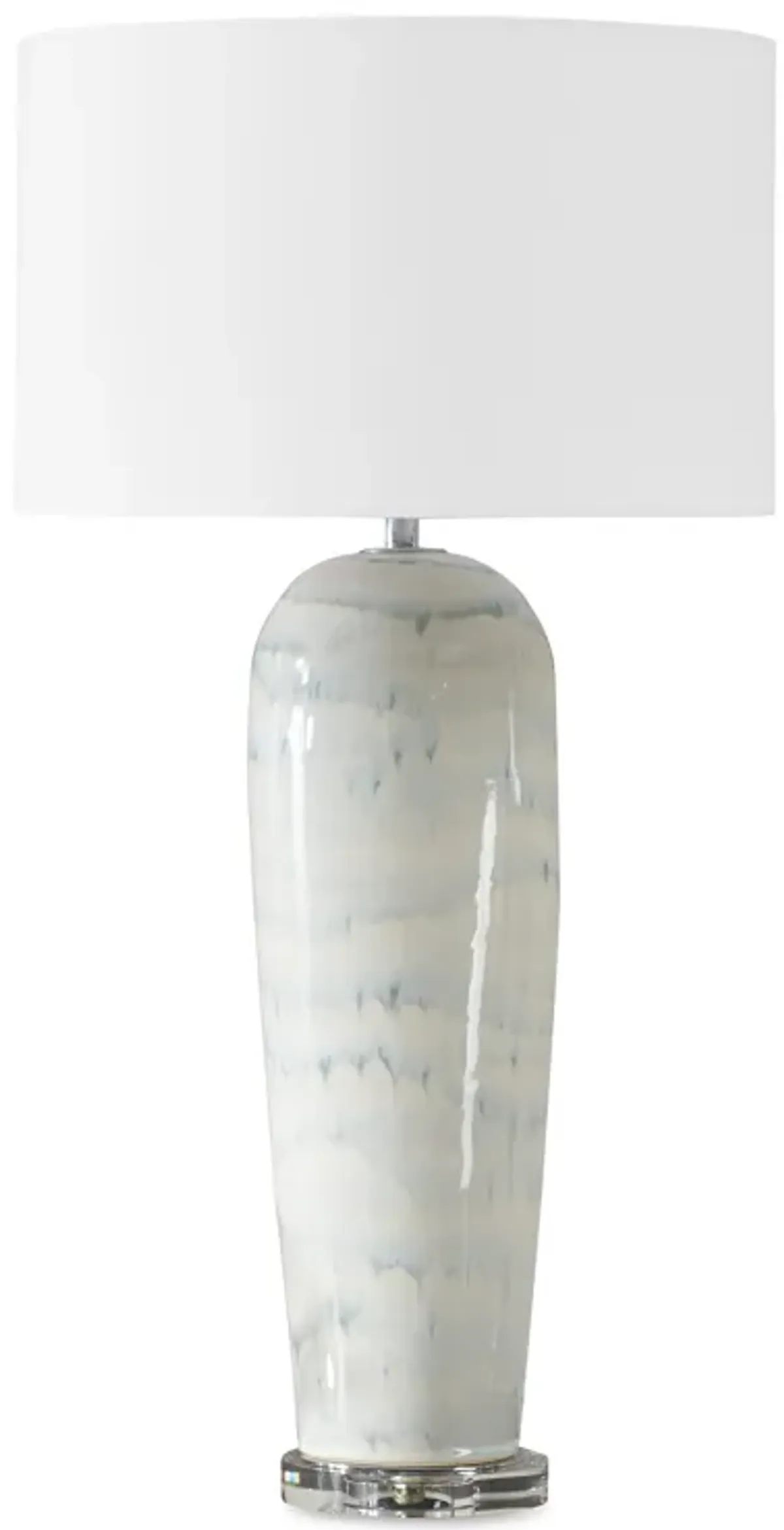 Arden White Glaze Table Lamp