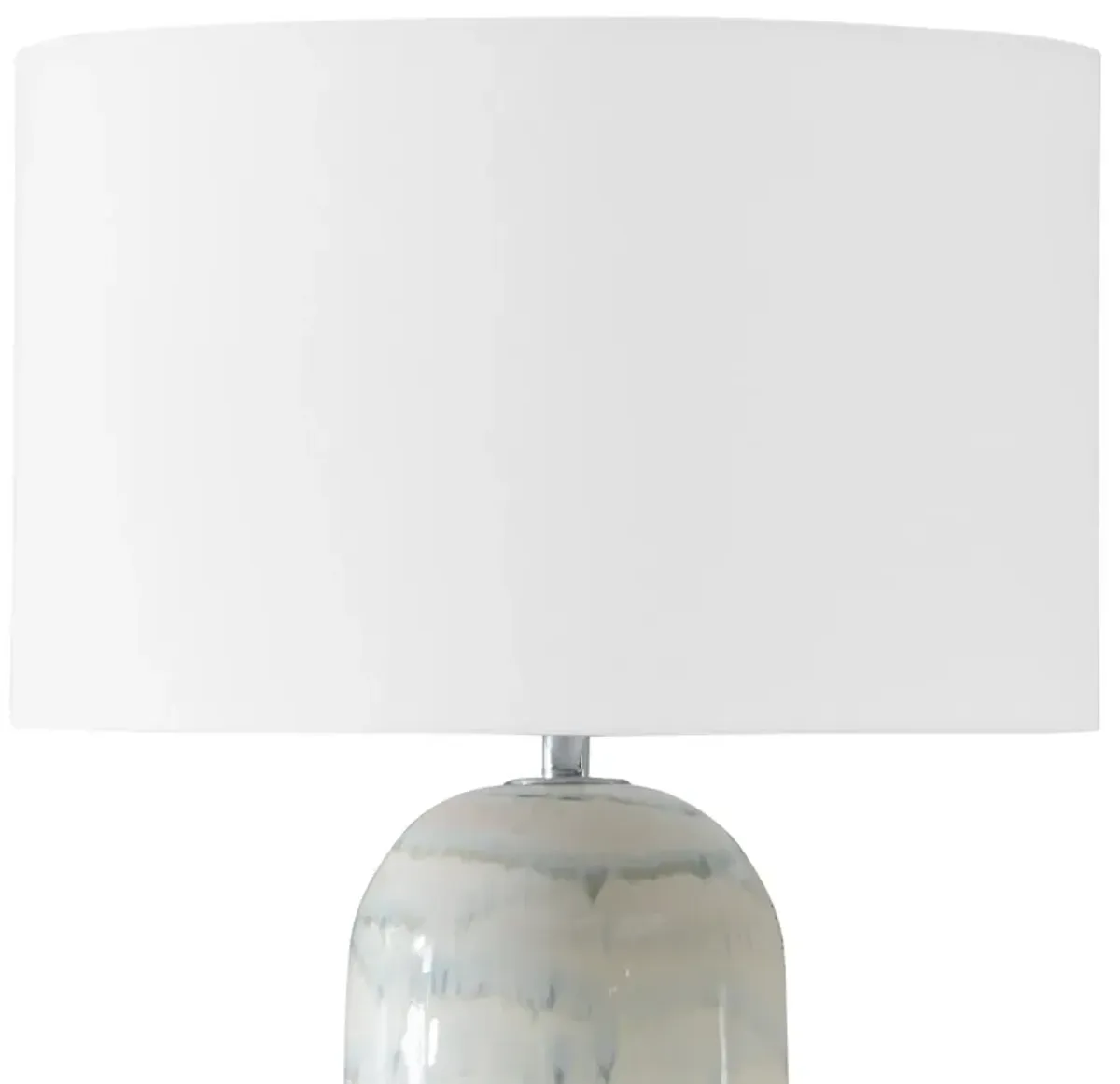 Arden White Glaze Table Lamp