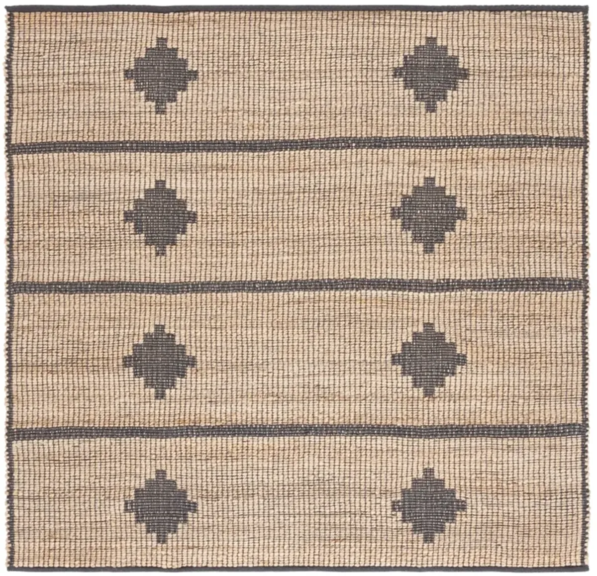 NATURAL FIBER 878 NATURAL  6' x 6' Square Square Rug